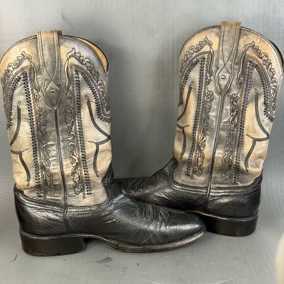 Corral leather western cowboy boots men’s size 8.5 - Picture 5 of 8